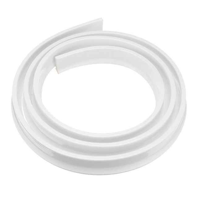 Collapsible Rubber Shower Silicone Shower Threshold , Wet And Dry Separation And Retention System, for Home Bathroom , White, 60cm