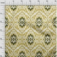 thumbnail image 3 of oneOone Georgette Viscose Light Brown Fabric Asian Ikat Sewing Material Print Fabric By The Yard 42 Inch Wide, 3 of 4