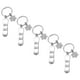 thumbnail image 5 of 5pcs colgando llaveros llaves adorables colgantes trineos portátiles de esquís portátil colgantes, 5 of 6
