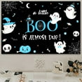 thumbnail image 4 of A Little Boo Is Almost Due Backdrop Halloween Baby Shower Decorations for Boy and Girl Halloween Ghost Themed Background Decor, 4 of 6
