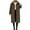 Brown, variant on Cavosen Long Teddy Coat for Men Winter Thicken Wool Notch Lapel Single Breasted Long Pea Coat with Pocket Long Sleeve Solid Oversized Jackets Soft Warm Elegant Outwear
