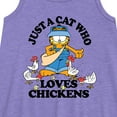 thumbnail image 2 of Garfield - Just A Cat Who Loves Chickens - Toddler & Youth Girls A-line Dress, 2 of 4