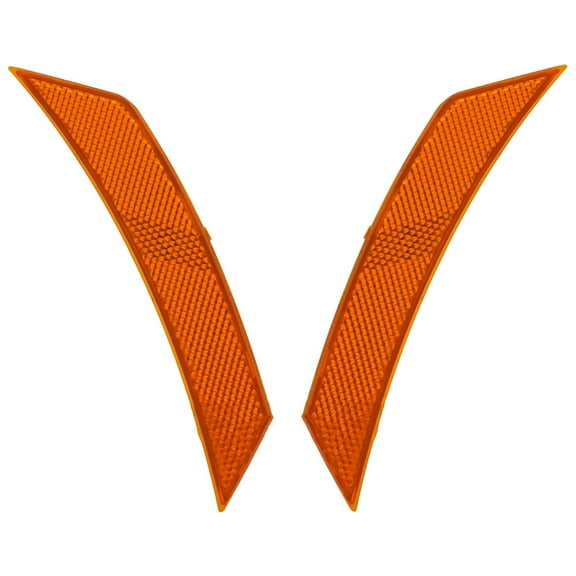 For Chevy Trailblazer 2021 2022 2023 2024 Side Marker Light Driver and Passenger Side Pair Front | LED | Amber Lens | Screw-In Attachment | w/Bulbs | Plastic GM2551210, GM2550210 | 42716024, 42716023