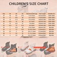 thumbnail image 4 of WXFAZCVU Girls Leather Boots Fall Winter Casual Dressy Ankle Booties with Bowknot Everyday Wear Size 12, 4 of 4