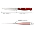 thumbnail image 3 of BergHOFF Pakka Wood 12pc Stainless Steel Steak Knife Set 4.75", 3 of 6