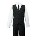 thumbnail image 2 of Spring Notion Boys' Modern Fit Dress Suit Set Black, 2 of 4