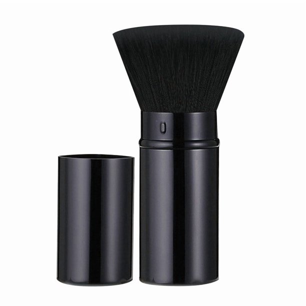 Brocha para aplicar maquillaje en polvo. Brocha facial suave para difuminar y dar acabado a bases de maquillaje en polvo suelto. Para todo tipo de pieles.