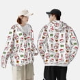 thumbnail image 4 of Balery Cute Christmas Hat Penguin A Sudadera ligera de manga larga con capucha y protección solar UPF 50+ para hombre y mujer, ideal para pesca y running-Medium, 4 of 7