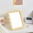 thumbnail image 4 of Bradem Makeup Mirror Desk Mirror,Portable Small Mirror Female Dressing Table Desktop Princess Mirror Bedroom Student Dormitory Desktop Makeup Mirror,Arch/Rectangle Pocket Mirror, 4 of 9