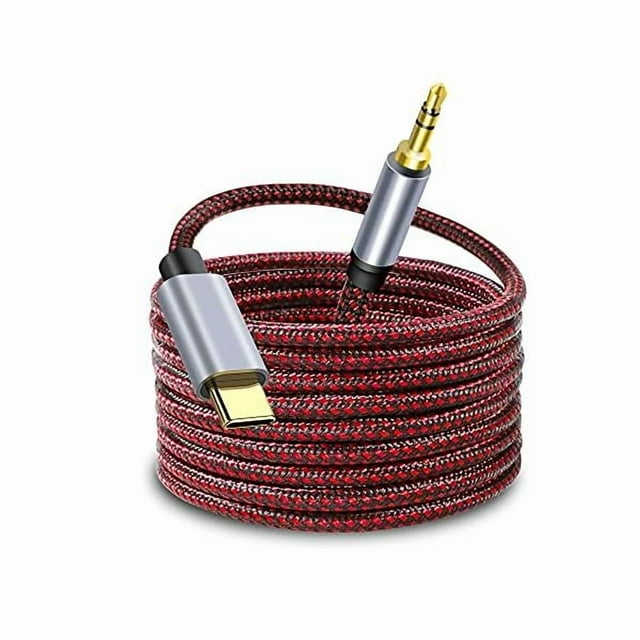 wonima02 Tiierzon USB C to 3.5mm Audio Aux Cable 10Ft, Type C Adapter to 3.5mm Headphone Stereo Cord Car for Samsung Galaxy S21 S20 Ultra,Note 20 10+,Google Pixel 5 4 3 2XL,iPad Pro and More (10Ft)