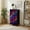Color-2, variant on 4 Drawer Vertical Storage Dresser Damask floral Royal Flowers black ornament with Wood Top Fabric Pull Drawers