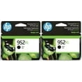 HP 952XL High Yield Black Original Ink Cartridges N9K29BN 2-Pack (Sold Without Manufacturer Warranty)
