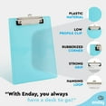 thumbnail image 5 of Enday Memo Clipboard with Ruler Heavy Duty Plastic Clipboards for Medical, Office, School Use, Multicolor 6Pc, 5 of 7
