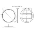 thumbnail image 5 of Modern Mirrors Corona Round Lighted Bathroom Vanity Mirror with IP44 Rating and Dimmable Lighting, 5 of 6