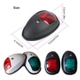 thumbnail image 5 of Fearlessin Pack of 2 Boat Signal Lamp Detachable Professional IP67 Waterproof Sealed 3W 12V-24V Automobile Tail Light Accessories White, 5 of 6