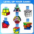 thumbnail image 4 of Set Speed Cube AuntyFey 7, paquete 2 x 2, 3 x 3, 4 x 4, pirámide, Megaminx, 4 of 6
