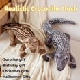 thumbnail image 6 of Realistic Crocodile Stuffed Animal Plushies Lifelike Animal Plush Toys Simulation Animals Super Soft Stuffed Toy, 6 of 6