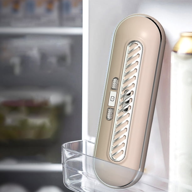 Fiudx Ofertas relámpago del día, solo en línea Mini desodorante USB para refrigerador, desodorante portátil recargable para refrigerador, desodorante reutilizable para refrigerador, automóvil, armari