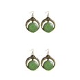 thumbnail image 1 of Sonducket Collar con colgante de piedra de cristal hecho a mano para mujer, collar de estilo bohemio, regalo para mujer, E055-Green duradero E055-Verde 2Conjunto, 1 of 6