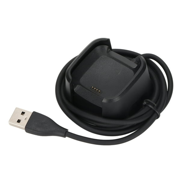 Cargador USB para Fitbit Versa, cargador con cable de carga USB, cargador de reloj inteligente, base de carga USB para Fitbit Versa True Excellence