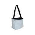 thumbnail image 2 of SONA G DESIGNS Seersucker Medium Fabric Easter Basket Bucket Tote Bag Black- No Embroidery, 2 of 5