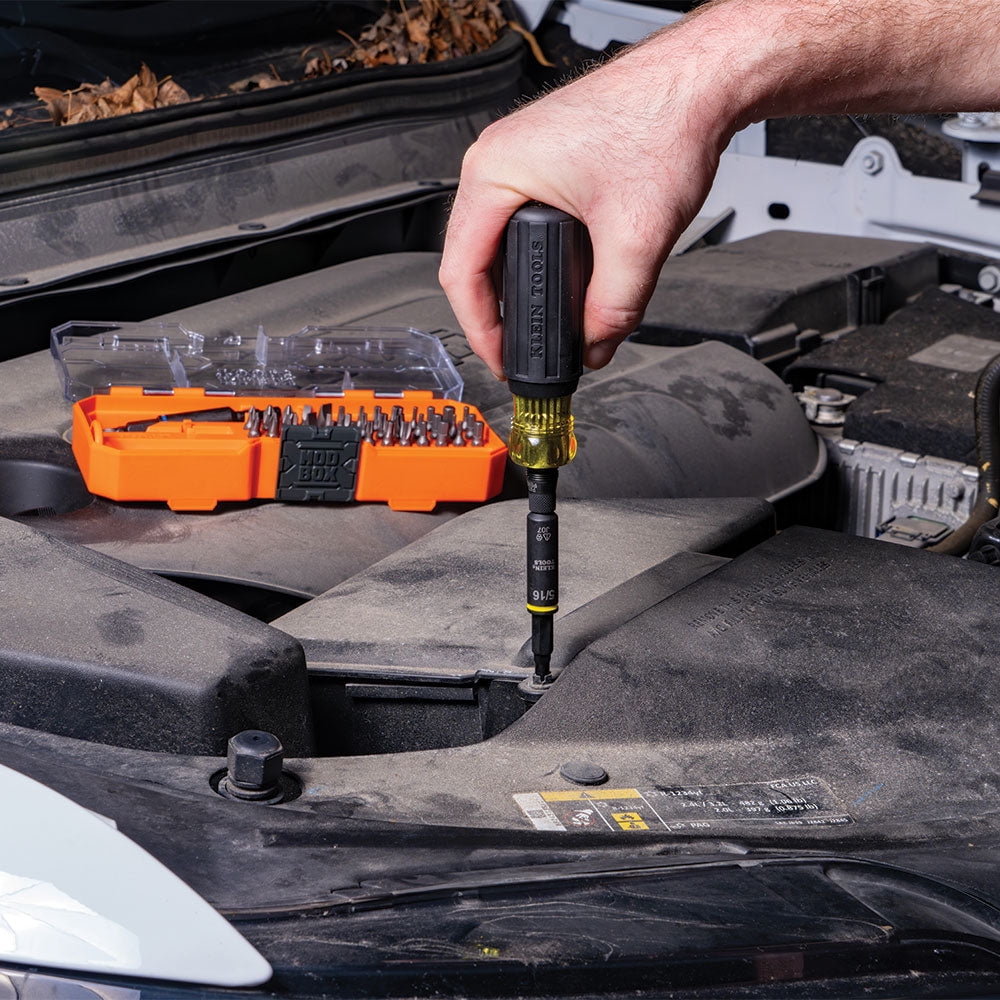 Klein Tools 32501HD KNECT Impact-Rated Multi-Bit Screwdriver / Nut Driver