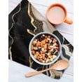 thumbnail image 3 of Black Marble Kitchen Dish Towels for Drying Dishes Set of 4, Grey Gold Texture Vintage Farmhouse Art Waffle Weave Microfiber Hand Tea Bathroom Towels Quick Dry & Absorbent Towel 12x12, 3 of 7