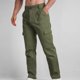 thumbnail image 1 of Pantalones largos para hombre, color liso, con botones, cremallera y múltiples bolsillos, de poliéster, 1 of 6