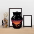 thumbnail image 4 of MUKTIVE Musician Urns for Human Ashes Adult Man & Women 3 Inch, Black Keepsake Urn for Ashes for Women, Tiny Memorial Urns for Adult Male & Female, Small Handmade Urns for Female Ash, 4 of 7