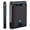 Black, variant on Men's wallet credit card microfiber leather rfid anti-theft brush dollar clip wallet