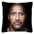 thumbnail image 1 of The Rock Face Dwayne funda de cojín para sofá, cubierta decorativa para el hogar, Actor americano Johnson, funda de almohada de poliéster, 1 of 4