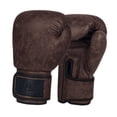 thumbnail image 2 of Guantes de boxeo para hombres y mujeres Colamx Sparring Marrón oscuro 10oz, 2 of 8