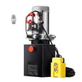 thumbnail image 6 of KFFKFF Hydraulic Pump, 4 Qt Power Unit, Single Acting for Dump Trailers, 0.91 GPM, 3200 PSI Max, 12V DC for Car Lifts, 6 of 9