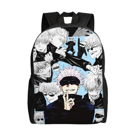 Ju-jutsu Gojo Backpack,3d Print Laptop Backpack Lightweight Casual Daypack Bookbag Multi-Function Travel Backpack