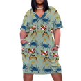 thumbnail image 1 of Vestido suelto con bolsillo de Maryland vestidos de cóctel vestido de noche vestido de mujer de verano, 1 of 7