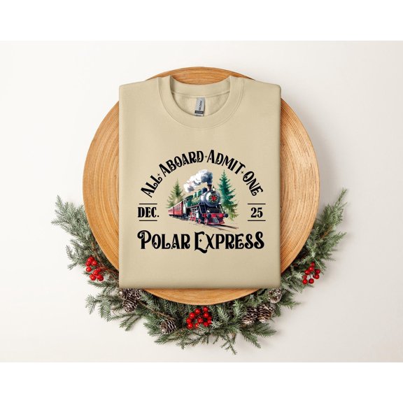 Velto Polar Express Shirt, Happy Holiday Gift For Family, Xmas Crewneck, Happy Holiday, Happy Holiday Gift Ideas,Happy Holiday Train Tee All Size S-5XL