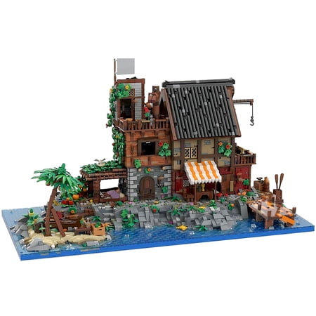 Imperial Pirate Dyke's Island Building Blocks Sets Pirate Gift Barracuda Bay Fortress Eldorado Empire Soldiers Island Architecture Collection