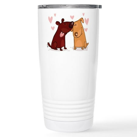

CafePress - Love Dogs Travel Mug - Insulated Stainless Steel Travel Tumbler 20 oz.