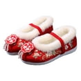thumbnail image 3 of TAIAOJING Kids Girls Ankle Boots Cotton Shoes Ancient Hanfu Shoes Children Baby Cloth Shoes New Year Clothing Shoes, 3 of 9