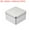 Silver Tone 3.54" x 3.54" x 2.17", variant on Uxcell Metal Tin Box Rectangular Empty Tinplate Storage Containers with Lids Silver Tone 3.54" x 3.54" x 2.17"