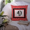 thumbnail image 3 of Monogram Letter Fabric Decorative Pillow, 3 of 4