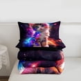 thumbnail image 6 of jejeloiu Rainbow Lovely Kitten Full Size Comforter Sets Kids,Kawaii Cat Bedding Sets For Girls,Reversible,3pcs, 6 of 8