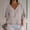 Beige, variant on Summer Sales Womens Summer Tops Cute Lightweight Cotton‑Linen 3/4 Sleeve Summer Casual Blouse Oversized Tshirts for Women Under 12$