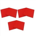 thumbnail image 1 of 3 Pack Solid Color Printed Paper Napkin (Red),3 pack aper Napkin (20 pcs),red, 1 of 5