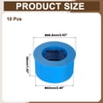 thumbnail image 2 of Conectores de acoplamiento roscados de 10 piezas DWV Reductor Bushing 2-1/2" x 2" (Socket x Socket) para conectar tuberías de plomería de alcantarillado doméstico, azul, 2 of 7