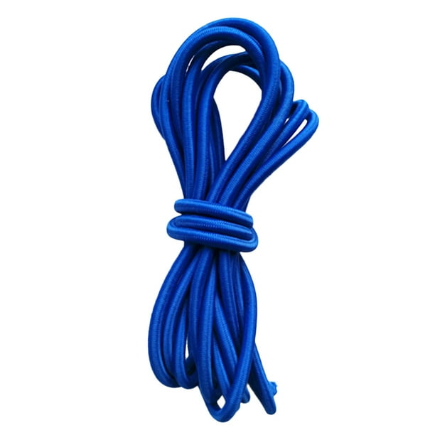 Yuarrent Cuerda de amarre de cuerda de choque elástica azul de 6 mm para barco de kayak marino Deportes acuáticos Azul 1 m