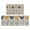 Light Gray Chicken, variant on White Chicken Folk Pattern Kitchen Rugs Sets Of 2,Anti Fatigue Kitchen Mat Rugs Non Slip Washable,Decorative Kitchen Floor Mats for Kitchen,Sink,Laundry,17"x30" 17"x47"