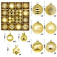 thumbnail image 3 of EUDIDV Xmas Decor Items 44Pcs Colorful Christmas Hanging Balls - Christmas Proof Ball Ornaments For Party Christmas Tree Supplies Christmas Ornaments, 3 of 6