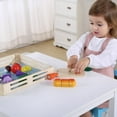thumbnail image 4 of Tooky Toy Fun and Educational Wooden Shopping Cart, 4 of 4