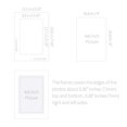 thumbnail image 4 of Monolike Slim&Light Paper Photo Frame Box Set 4x6 White 100 pack - Fits 4"x6" Pictures, 4 of 4